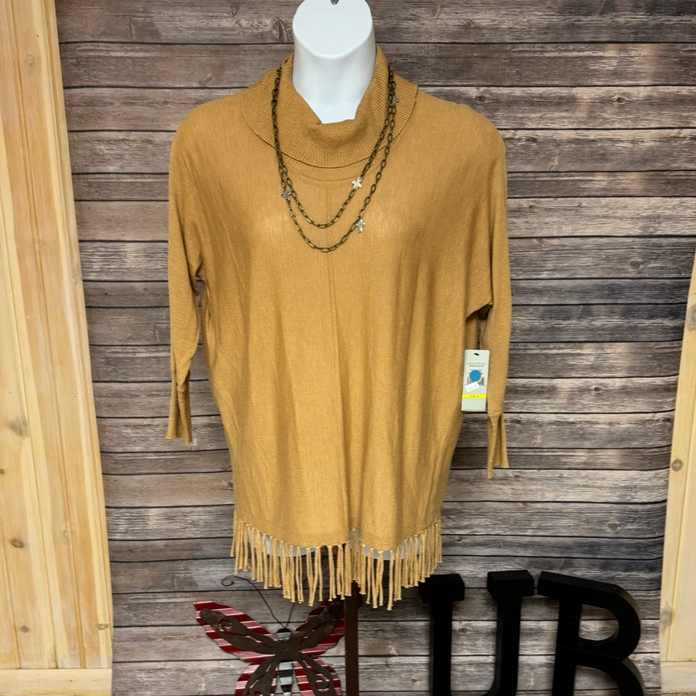 Multiples camel tunic